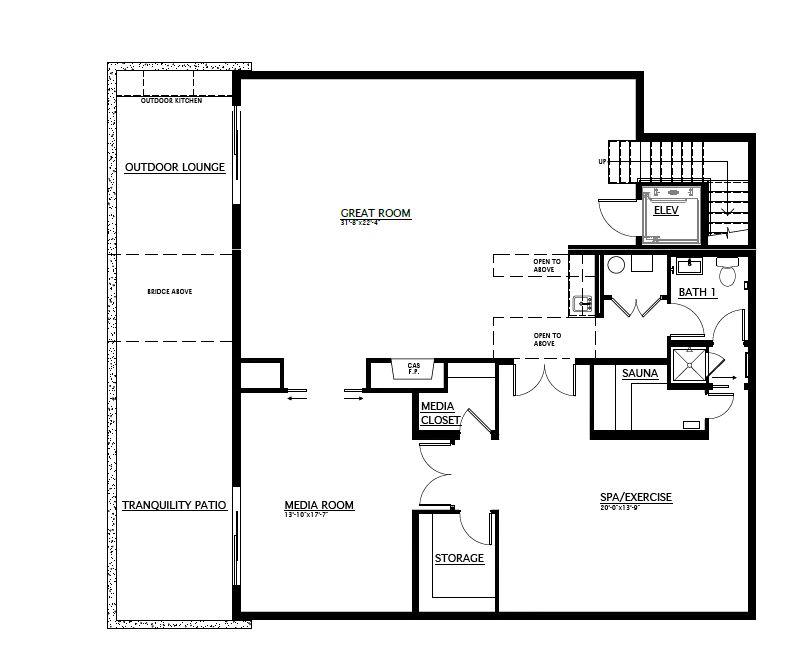The Enclave 4569 Square Foot Two Story Floor Plan
